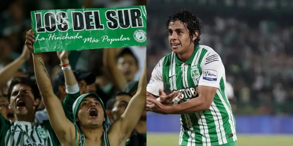 Daniel Mantilla ex jugador de Atlético Nacional comentó como fue su trato con la Barra Los Del Sur.