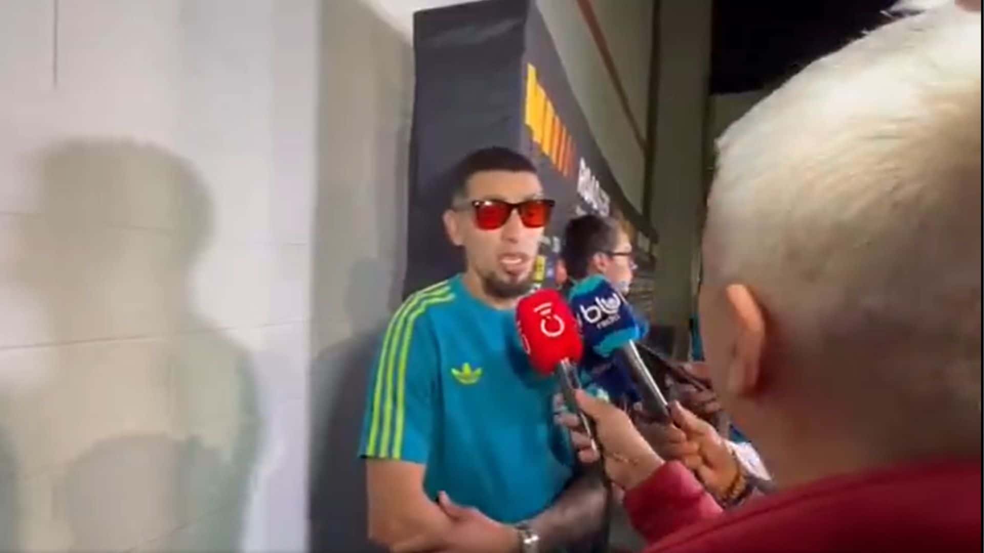Daniel Muñoz analizó la derrota de Colombia ante Croacia - Captura de pantalla X @diegonoticia