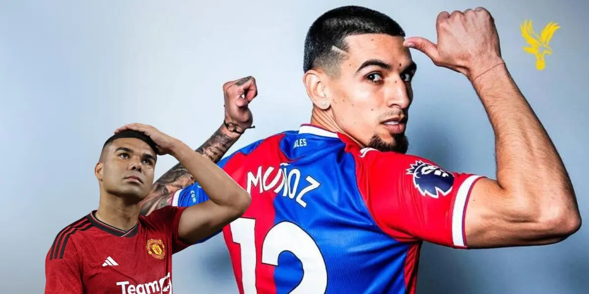 Daniel Muñoz con la camiseta del Crystal Palace