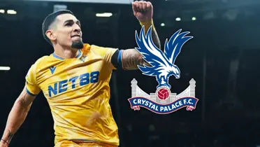 Daniel Muñoz tendría un nuevo destino si se va del Crystal Palace. Mira qué club lo quiere. Foto: Crystal Palace y Escudoteca