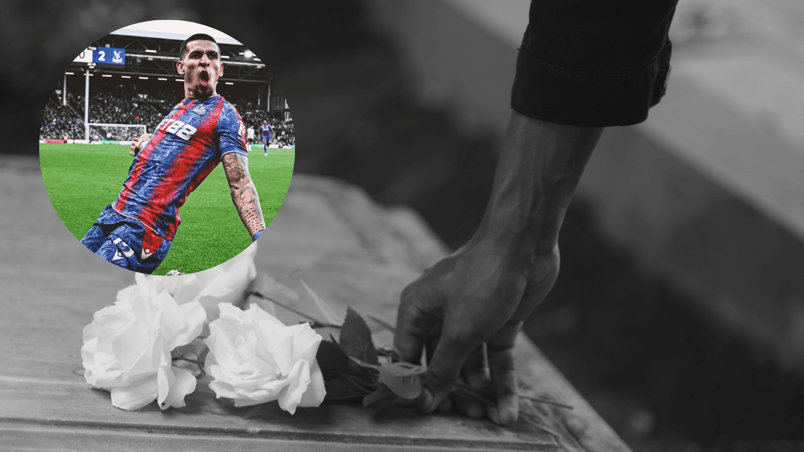 Daniel Muñoz y el emotivo gesto que tuvo tras la tragedia de los estudiantes en Antioquia Foto: Crystal Palace y Pexels