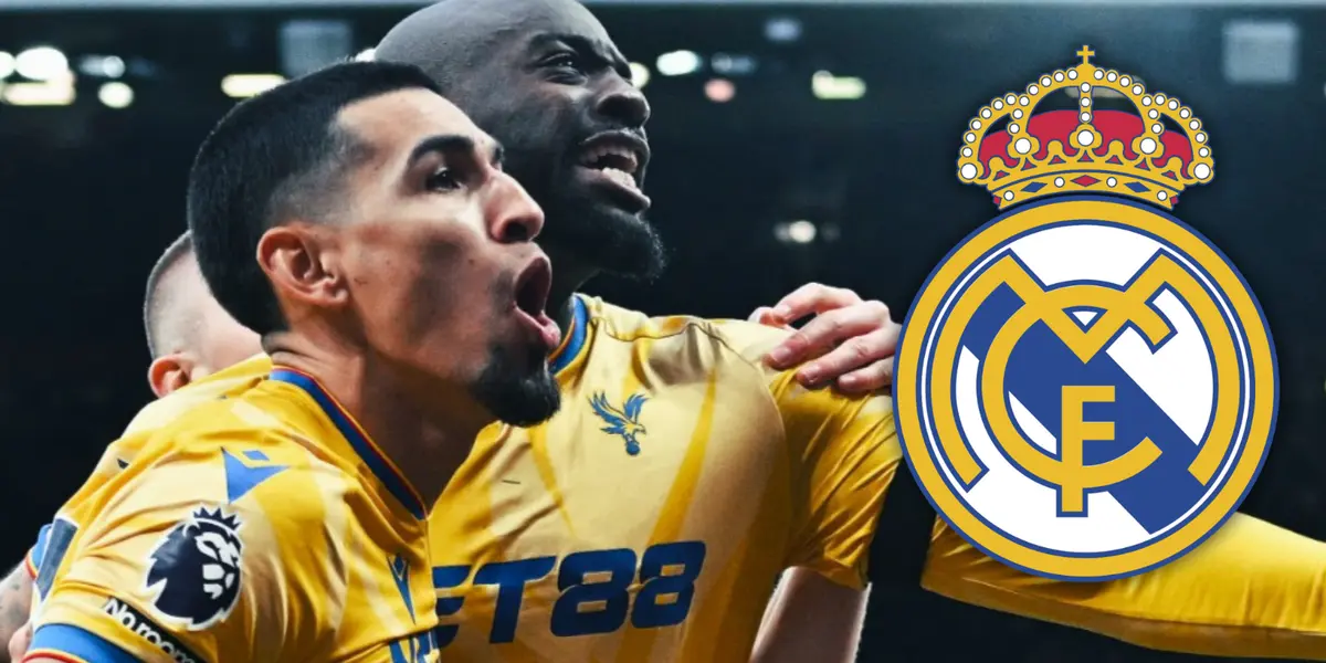 Daniel Muñoz y lo que hará con su futuro ante el interés del Real Madrid Foto: Escudoteca y Crystal Palace