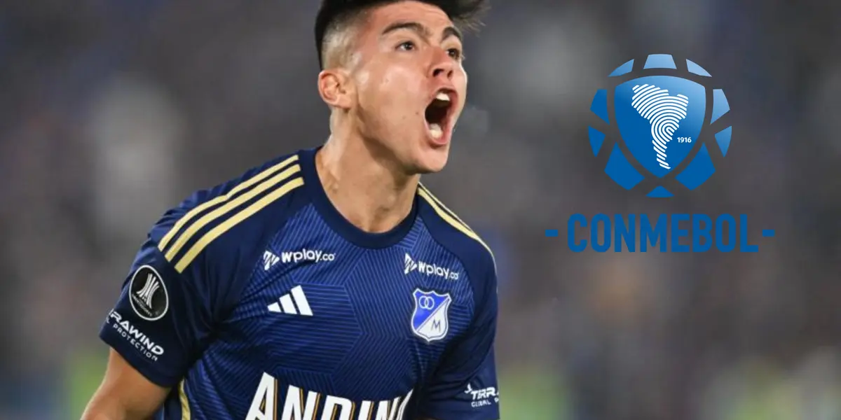 Daniel Ruiz jugando con la camiseta de Millonarios de Colombia. FOTO: Futbolred