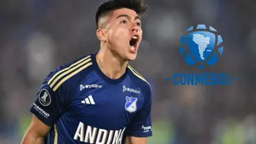 Daniel Ruiz jugando con la camiseta de Millonarios de Colombia. FOTO: Futbolred