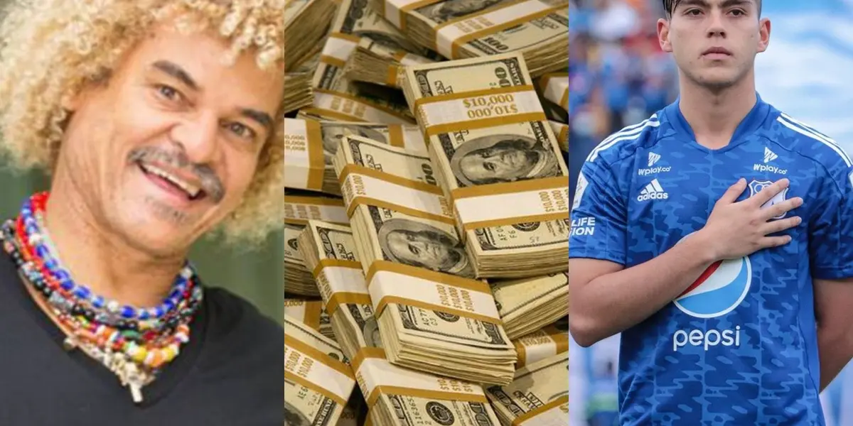 Daniel Ruiz la rompe en Colombia, su precio sube como la espuma y aparte Carlos Valderrama le dio la bendición.