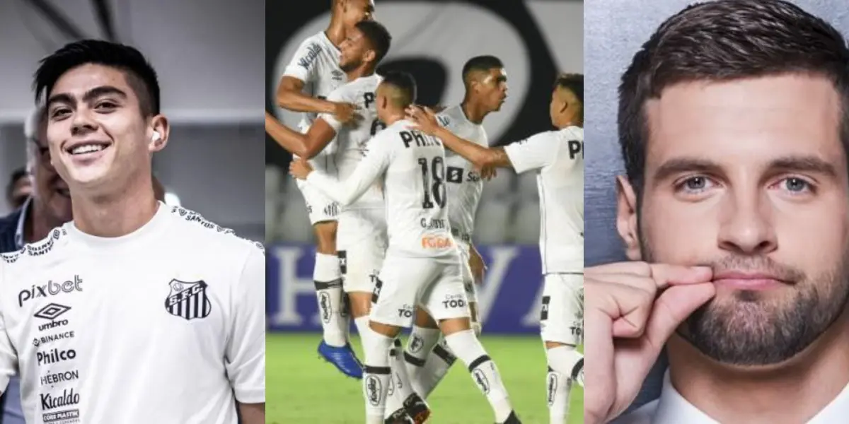 Daniel Ruiz llegó esta temporada a Santos de Brasil tras ser crack en Millonarios