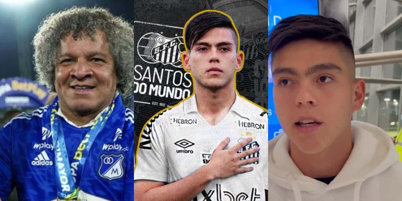 Daniel Ruiz nuevo jugador del Santos FC de Brasil.