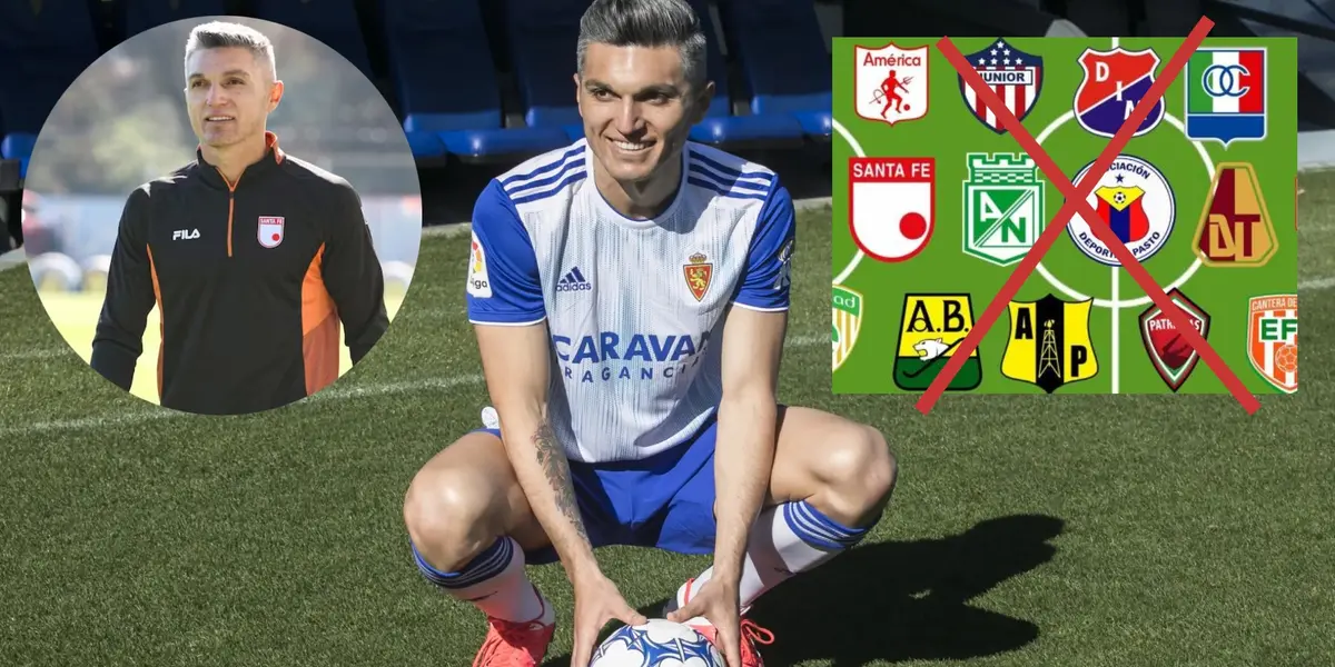 Daniel Torres con la camiseta de Zaragoza - Fotos: El Tiempo, Caracol Radio, Heraldo de Aragón