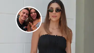 Daniela Ospina y la revelación sobre Salomé que involucra a James Foto: James Rodríguez y Daniela Ospina