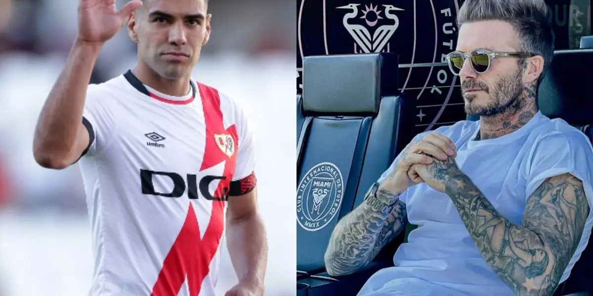 David Beckham desde hace un año está detrás de Radamel Falcao para llevarlo a Estados Unidos, pero el colombiano no acepta, incluso con lujos de por medio, aunque le agradece el gesto al inglés.