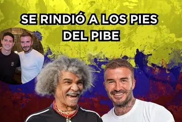 David Beckham recordó desde su museo a Carlos Valderrama con una especial mención.