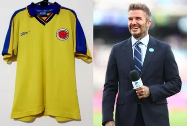 David Beckham respeta a un ex jugador de la Selección Colombia y guarda un importante recuerdo de ese personaje.