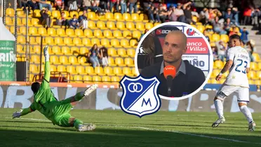 David González Foto: Millonarios FC y Captura de DIMAYOR