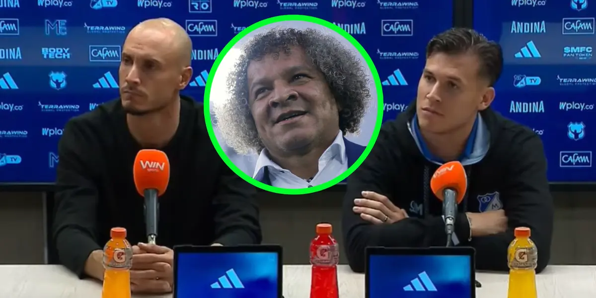 David Gonzalez, Juan Pablo Vargas y Alberto Gamero Foto: Captura de YouTube Dimayor y MFC