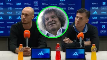 David Gonzalez, Juan Pablo Vargas y Alberto Gamero Foto: Captura de YouTube Dimayor y MFC