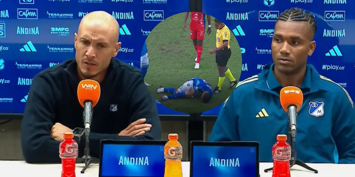 David González y el plan para salvar a Millonarios en ataque Foto: Dimayor y captura de Win Sports