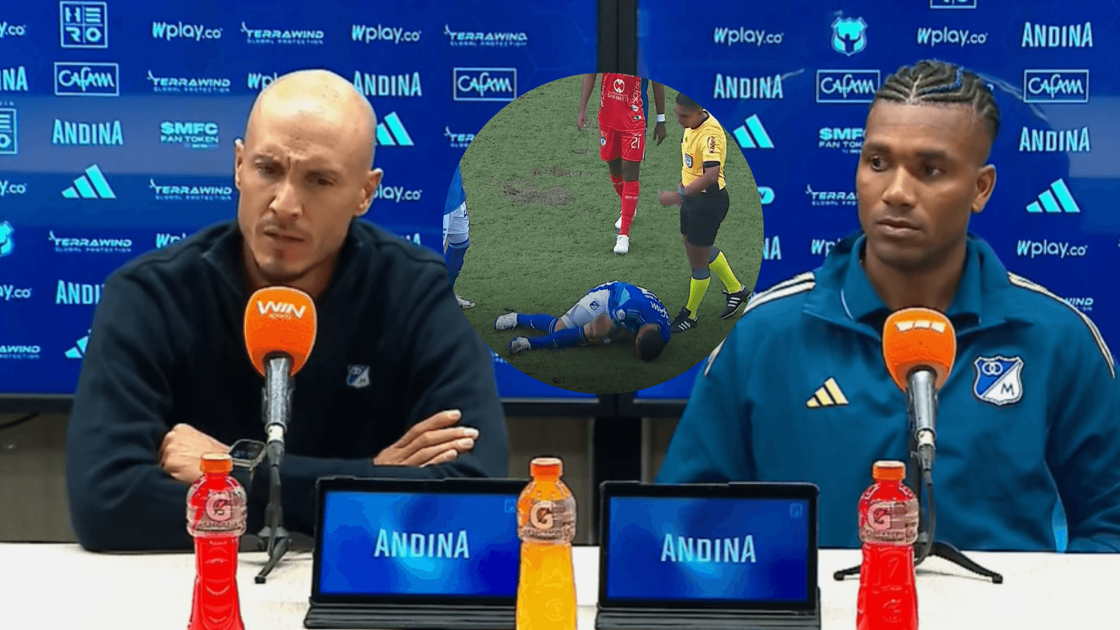 David González y el plan para salvar a Millonarios en ataque Foto: Dimayor y captura de Win Sports