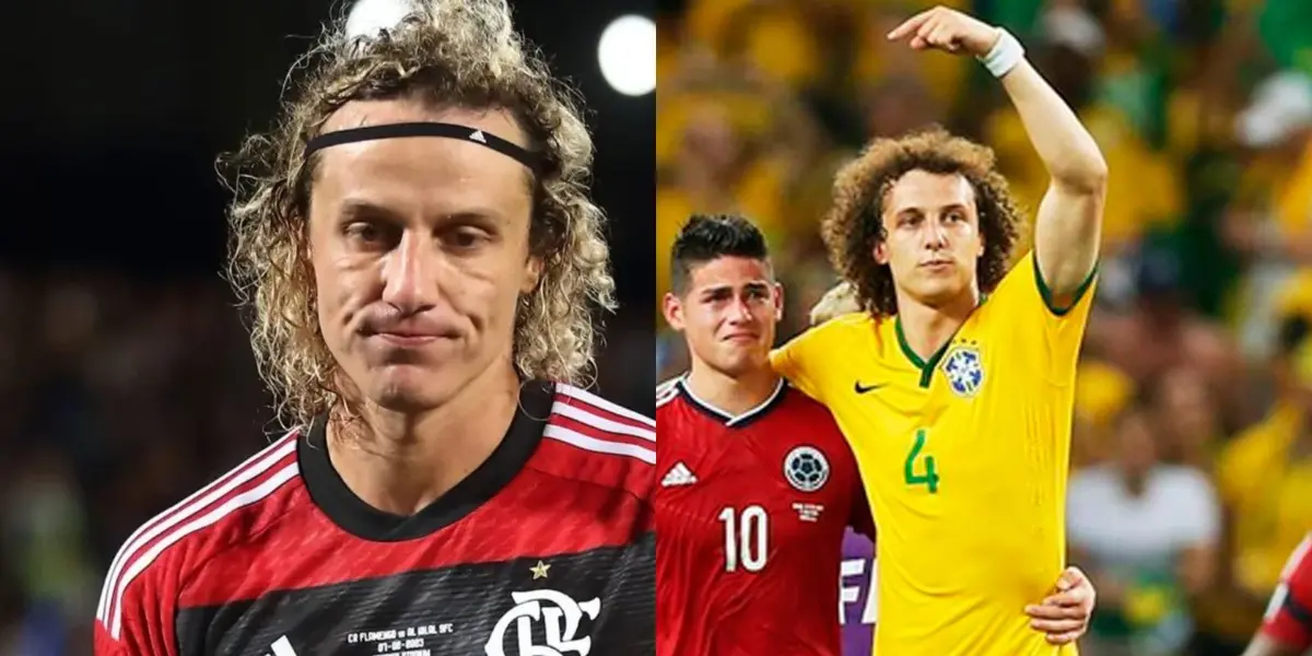 David Luiz tuvo un gesto de respeto con James Rodríguez en el Mundial de Brasil 2014 y ahora el destino le juega duro al brasileño.