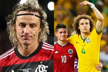 David Luiz tuvo un gesto de respeto con James Rodríguez en el Mundial de Brasil 2014 y ahora el destino le juega duro al brasileño.