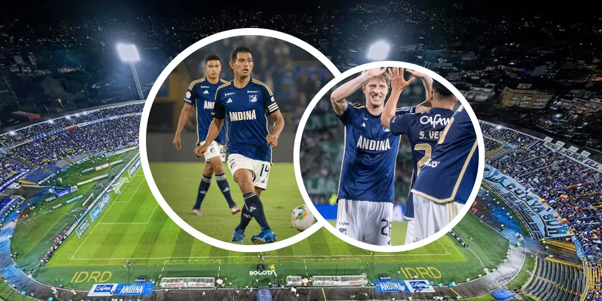 David Macalister Silva y Andrés Llinás Foto: Millonarios FC