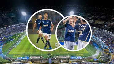 David Macalister Silva y Andrés Llinás Foto: Millonarios FC