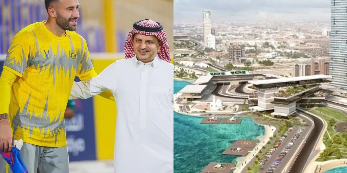 David Ospina está disfrutando los lujos de Arabia Saudita.