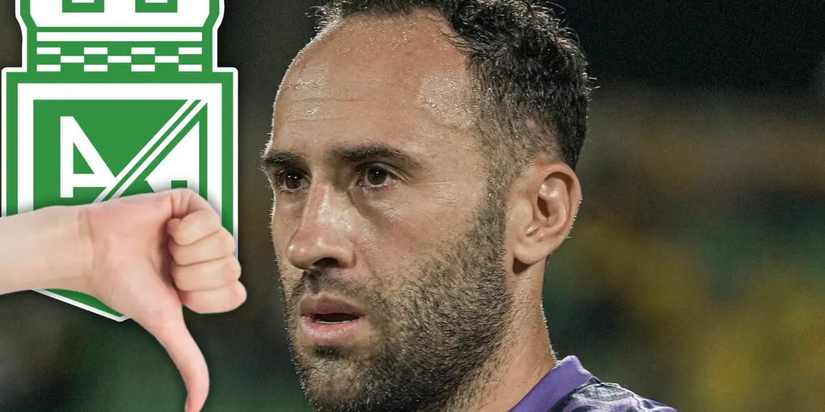 David Ospina, quien ahora tiene un grave problema para jugar la Copa Libertadores Foto: Nacionaloficial, Escudoteca