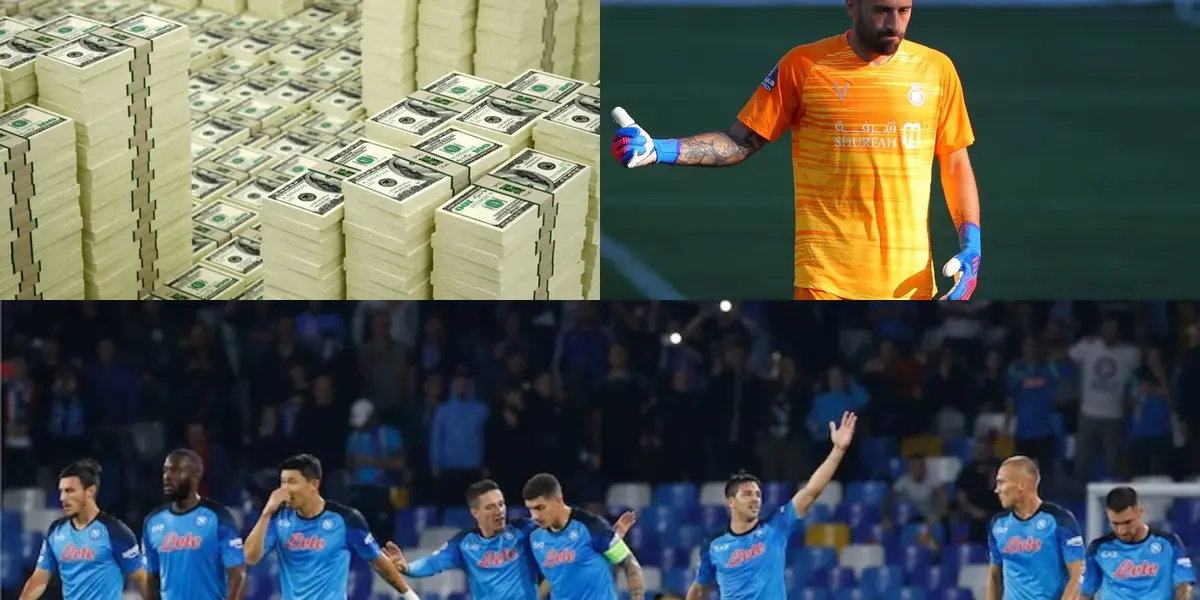 David Ospina salió del Napoli y se fue a ganar millones en Arabia Saudita, perdió un insólito chance en la élite de Europa.