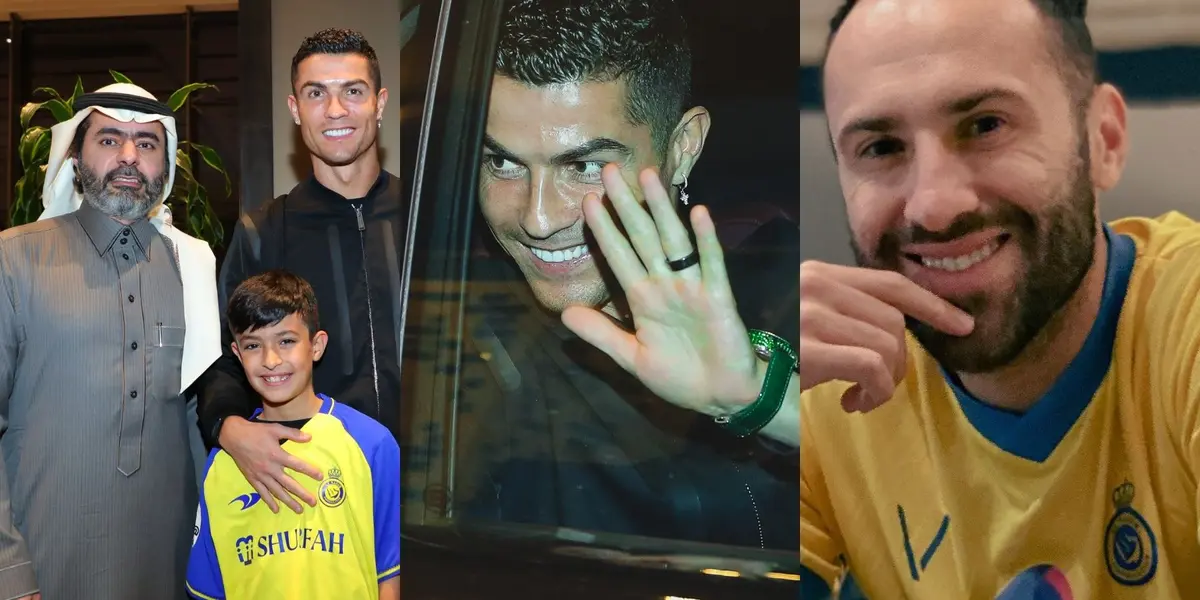 David Ospina ya tiene en su club a Cristiano Ronaldo como nuevo compañero de equipo.