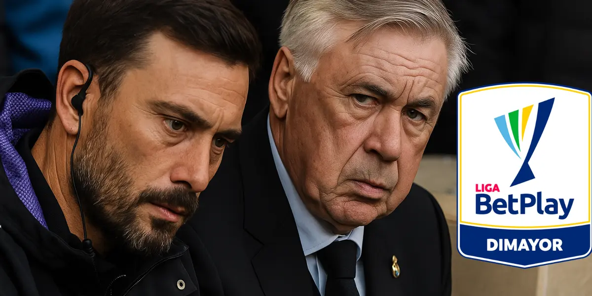 Davide Ancelotti y Carlo Ancelotti Foto: Creada con Chat GPT y Escudoteca