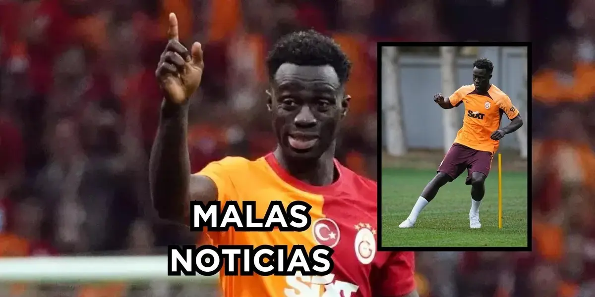 Davinson Sánchez da malas noticias desde el Galatasaray de Turquía.