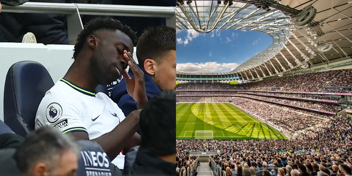 Davinson Sánchez la pasa mal en el Tottenham de Inglaterra.