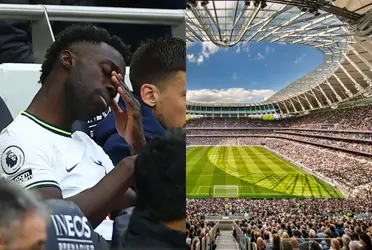 Davinson Sánchez la pasa mal en el Tottenham de Inglaterra.