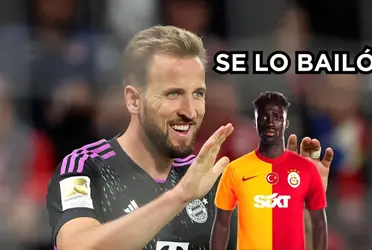 Davinson Sánchez no pudo contra Harry Kane.