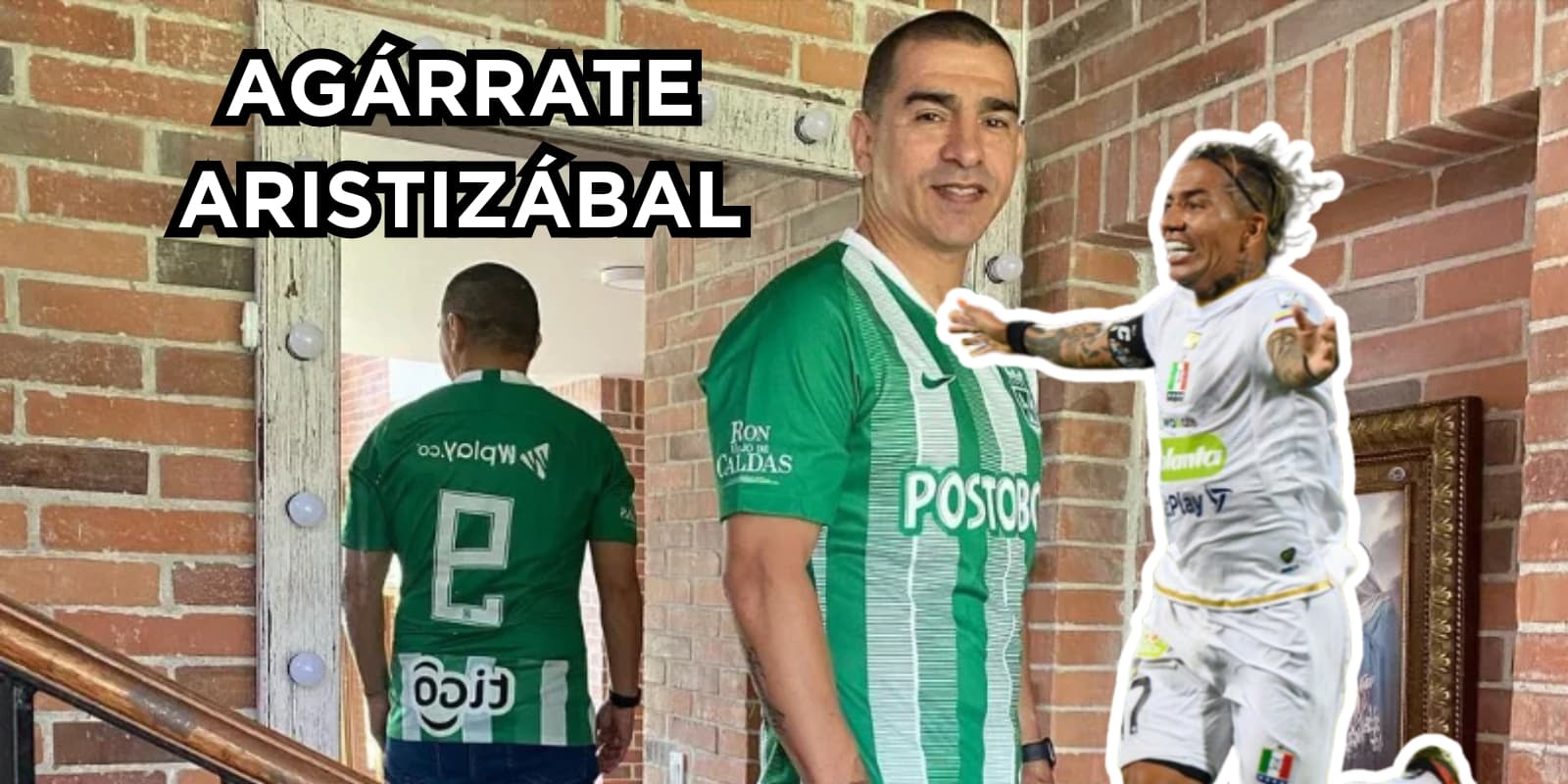 Dayro advirtió a Aristizábal. Foto de Aristizábal tomada de Noticias RCN y Dayro de Twitter Once Caldas.
