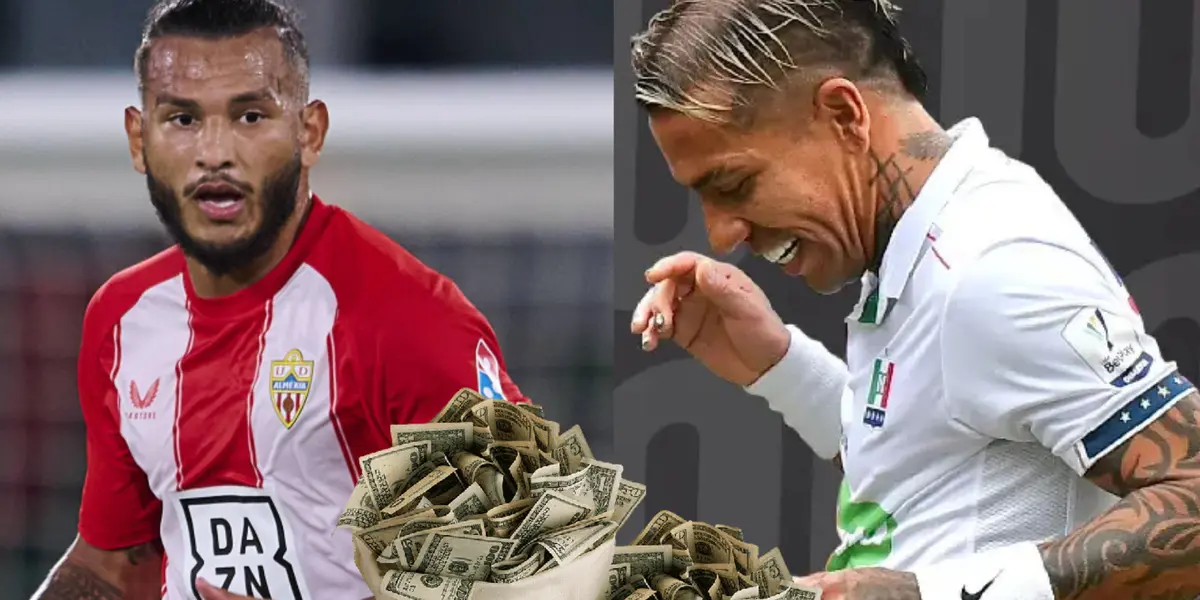 Dayro gana $350 millones, pero Suárez en Almería también cobra una fortuna en euros