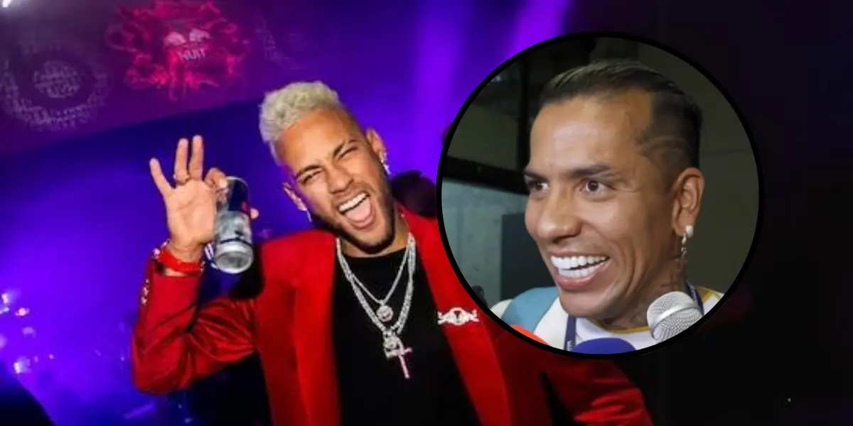 Dayro le seguirá los pasos a Neymar. Foto de Neymar de La Nación y Dayro de Radio Munera.