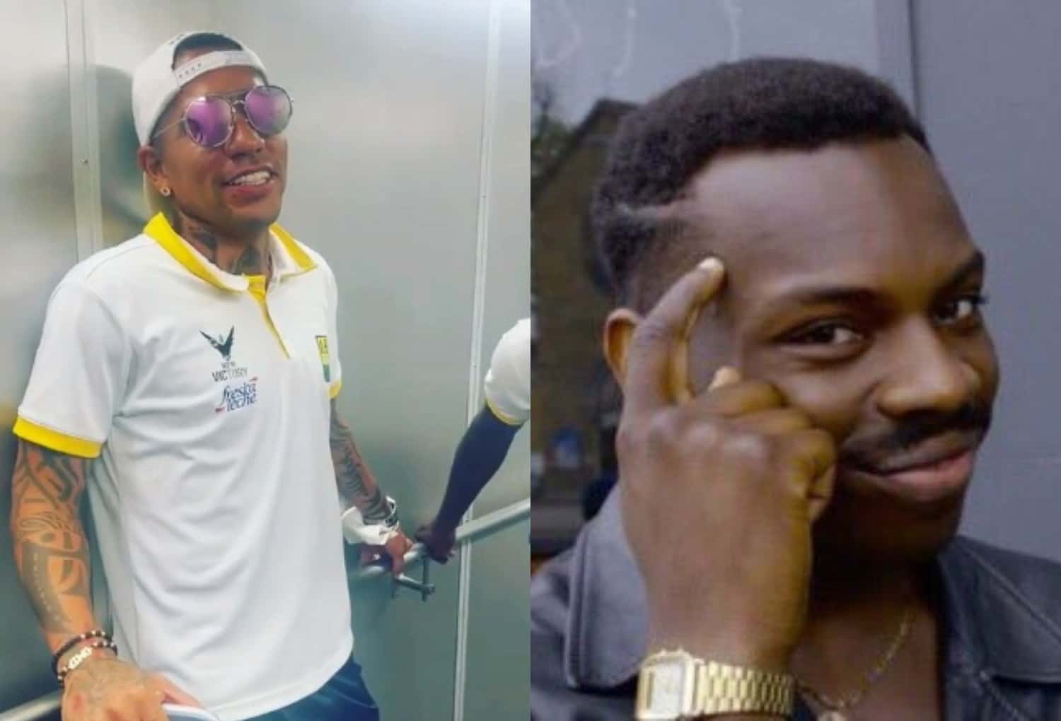 Dayro Moreno fue víctima de un acertijo que le preguntó su compañero Sherman Cárdenas; pero el delantero no supo responder y su reacción generó muchas risas en las redes sociales.