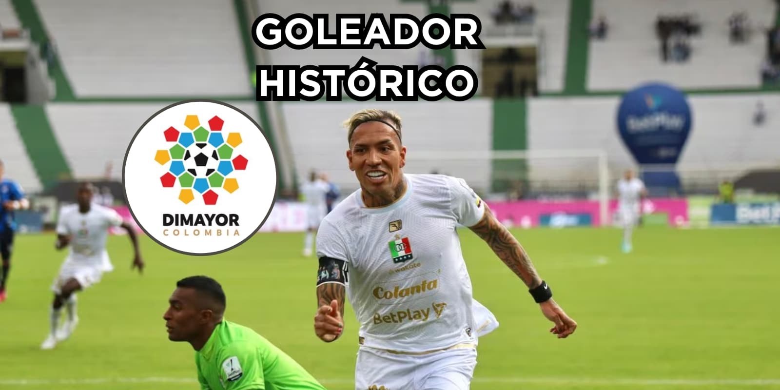 Dayro Moreno hace historia en el fútbol de Colombia y la DIMAYOR lo reconoce.