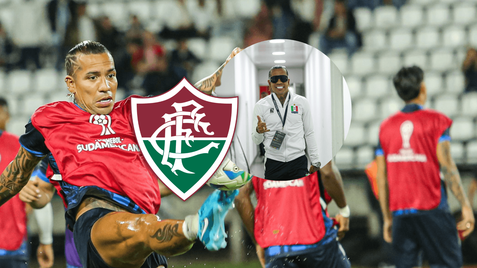 Dayro Moreno se roba las miradas en el Once Caldas vs Fluminense Foto: Once Caldas y Escudoteca