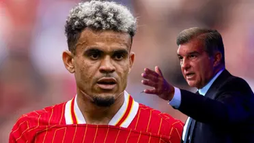 ¡Definido! Laporta y Barcelona deciden el futuro de Luis Díaz en 2025. Foto: FC Barcelona y LFC