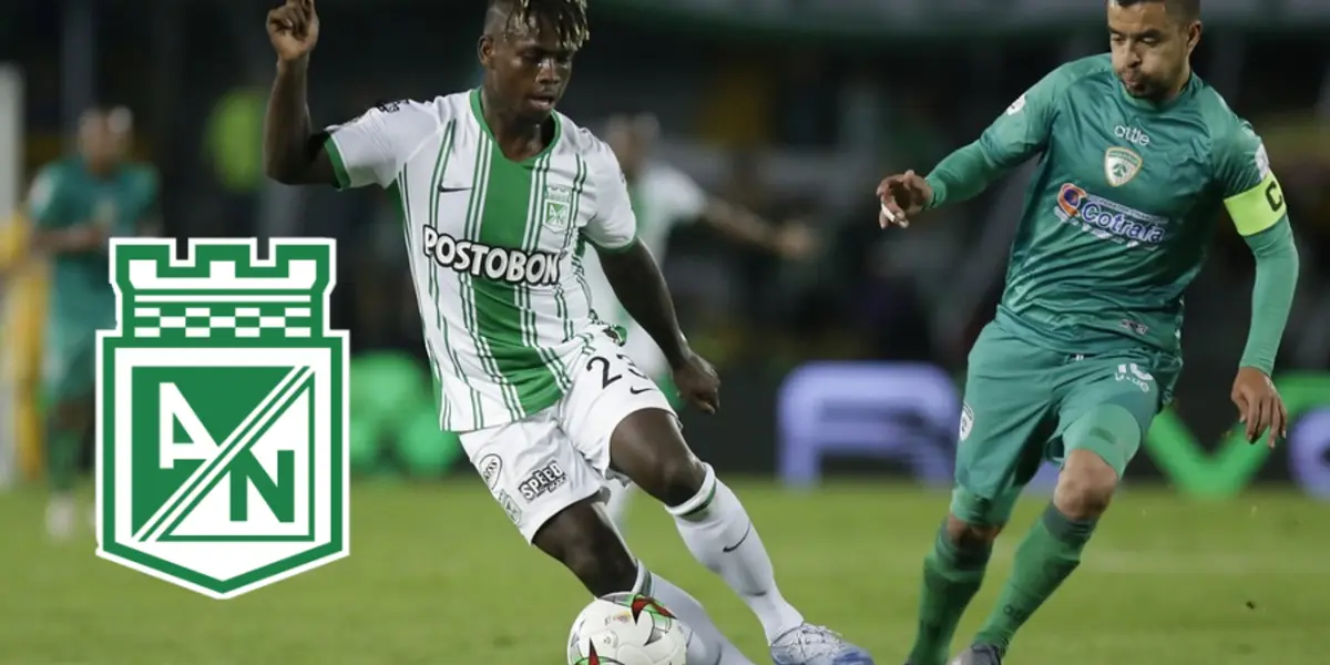Déinner Quiñones con Atlético Nacional- Fotos: Antena 2