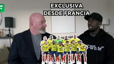 Deiver habló en exclusiva desde Francia. Foto de Deiver YouTube El Futbolero Colombia y Selección de Instagram @machadodeiver.