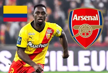 Deiver Machado con el Lens le ganó al Arsenal, los Gunners al final quedaron como malos perdedores.