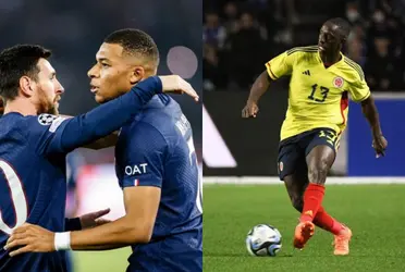 Deiver Machado ex jugador de Millonarios FC y Atlético Nacional se enfrentó al PSG de Lionel Messi y Kylian Mbappé.
