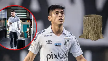 Dejaron a Daniel Ruiz siendo tronco y el colombiano que llegó a Santos de Brasil (Foto tomada de Caracol Noticias - Impacto News)