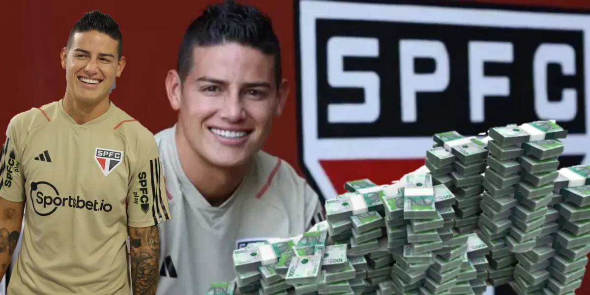 Dejó botado a Sao Paulo y se reveló los millones que le deben a James Rodríguez (Foto tomada de RCN)