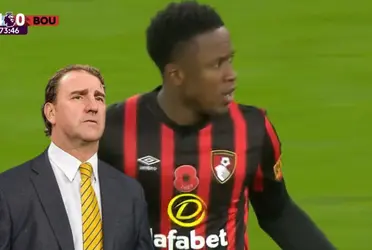 Delantero colombiano anotó ante Manchester City por la Premier League.