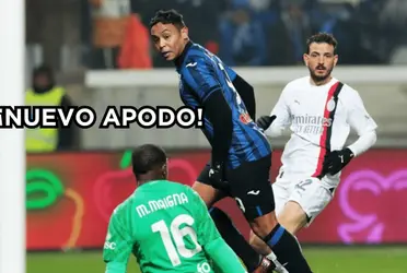 Delantero colombiano anotó un gol de antología en Italia.