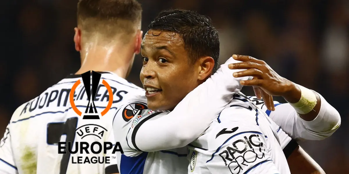 Delantero colombiano convirtió dos goles en la UEFA Europa League.